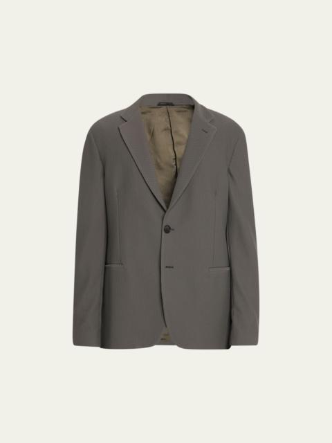 GIORGIO ARMANI Men's Textured Two-Button Sport Coat