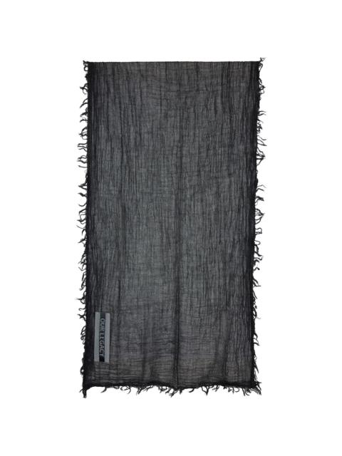 Our Legacy Black Cottage Scarf