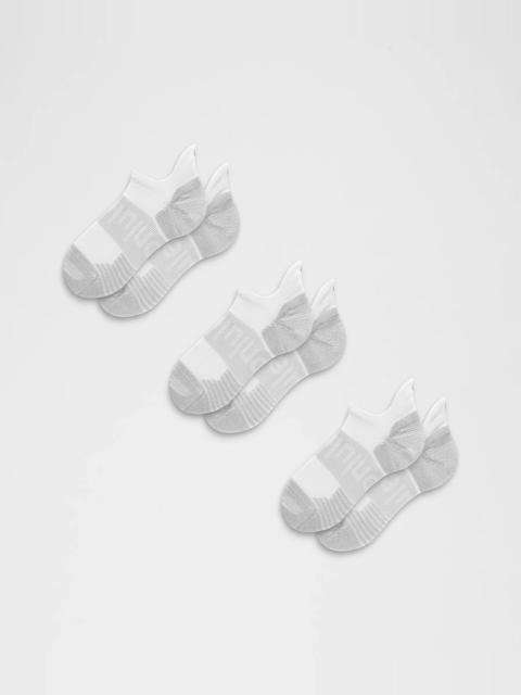 lululemon Unisex Power Stride Cushion Tab Socks *3 Pack