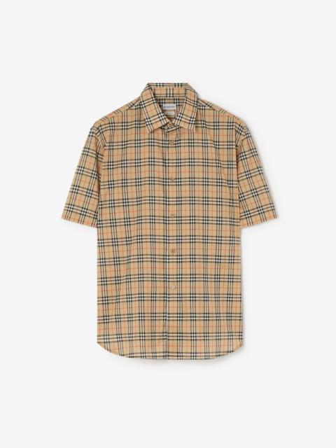 Burberry Relaxed Fit Check Cotton Shirt