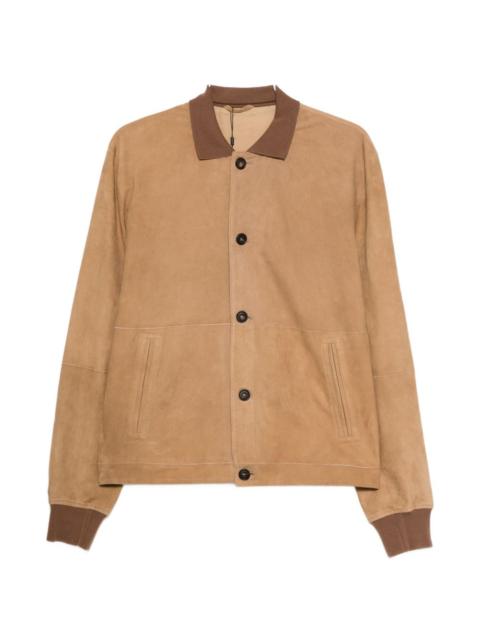 CORNELIANI button lambskin jacket