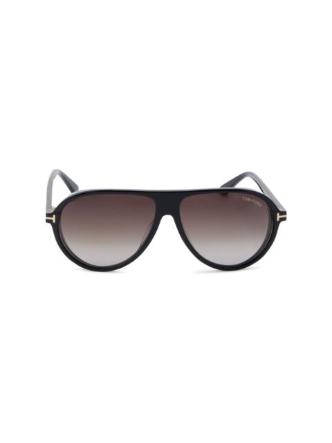 TOM FORD Marcus pilot-frame sunglasses