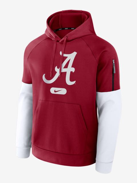Nike Alabama Crimson Tide Fitness Men’s Nike Therma College Pullover Hoodie