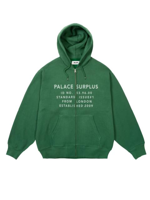 PALACE STAMP WAFFLE ZIP HOOD NAVY | REVERSIBLE