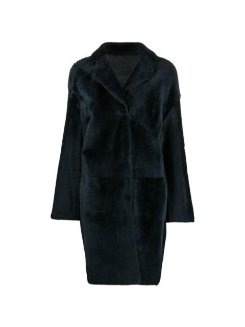 oversized shearling coat