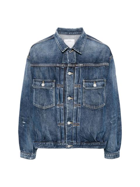 button-up denim jacket