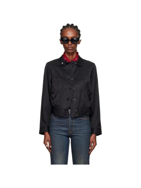 Our Legacy Black Tuxedo Bomber Jacket