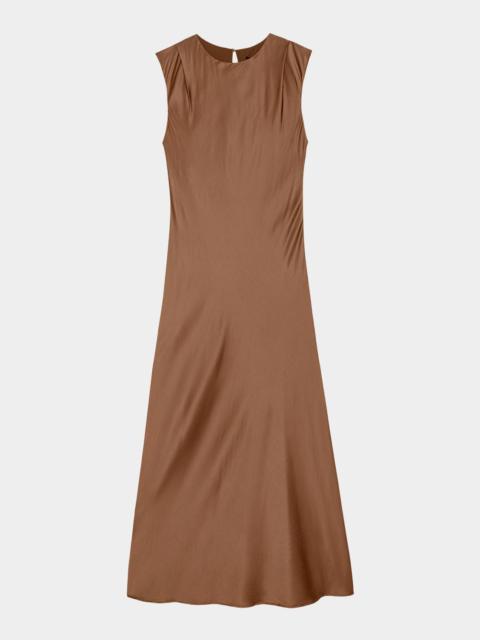 Rails Mira Satin A-Line Midi Dress