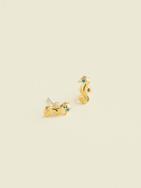 Madewell Demi-Fine Seahorse Stud Earrings