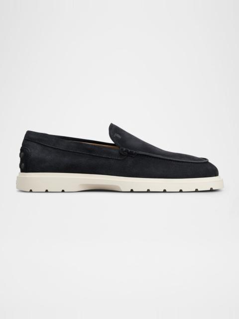 Tod's Men's Suede Penny Loafers