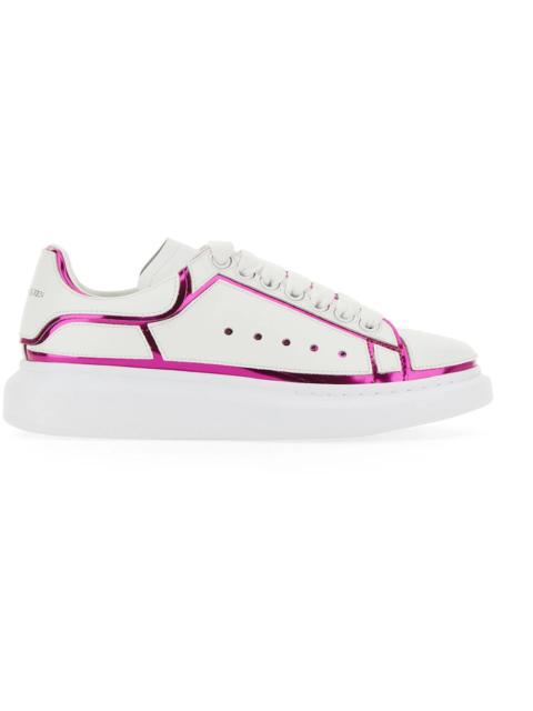 Alexander McQueen Alexander McQueen Oversized White Printer Pink Trim (Women's)