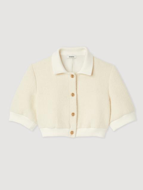 Sandro Cropped tweed jacket