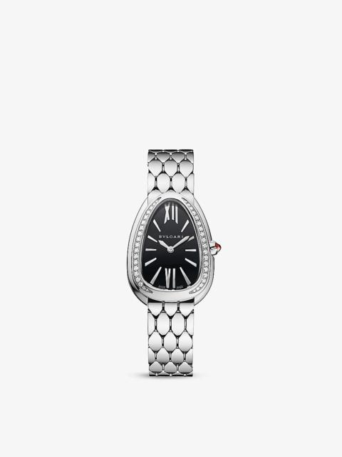 BVLGARI Serpenti Seduttori stainless-steel quartz watch
