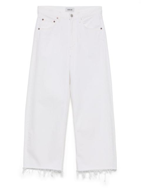 AGOLDE low curve fray jeans