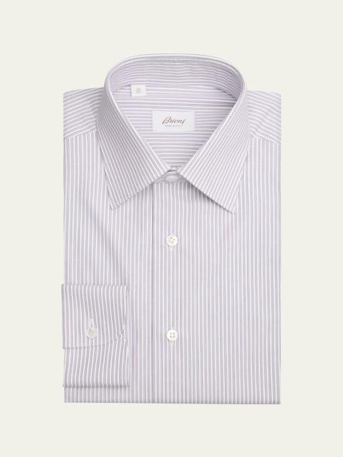 Brioni Men's Cotton Pinstripe Dress Shirt
