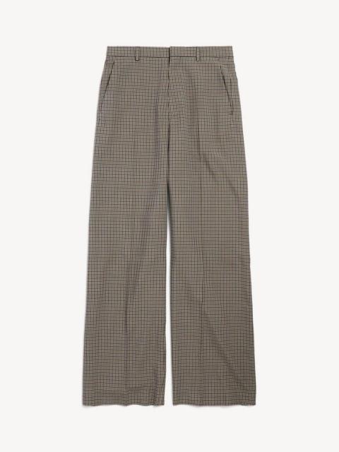 BALENCIAGA Women's Large Tailored Pants in Khaki/brown