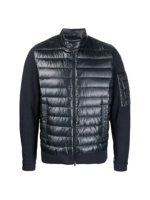 padded-panel zipped jacket