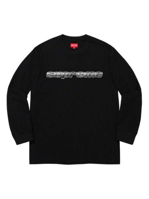 Supreme Supreme FW19 Week 3 Chrome Logo L/S Top logo SUP-FW19-331