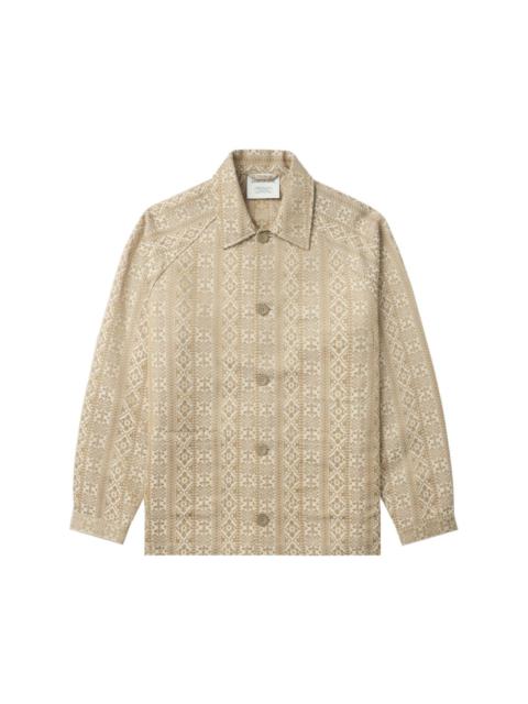 Jetmir Wallpaper-jacquard shirt jacket