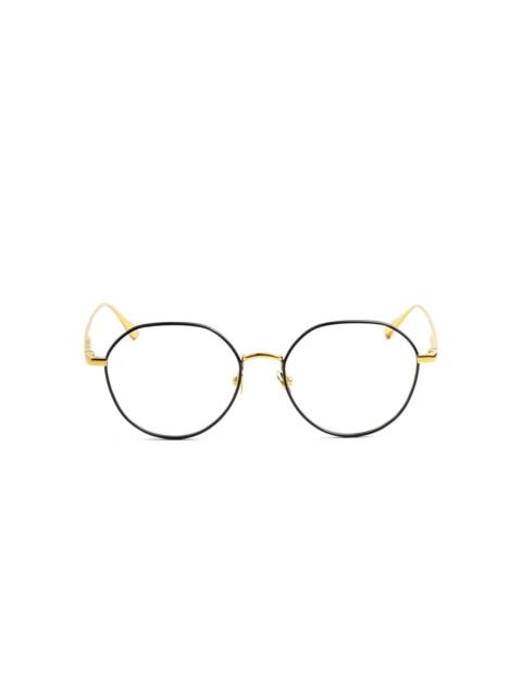 LINDA FARROW round-frame glasses