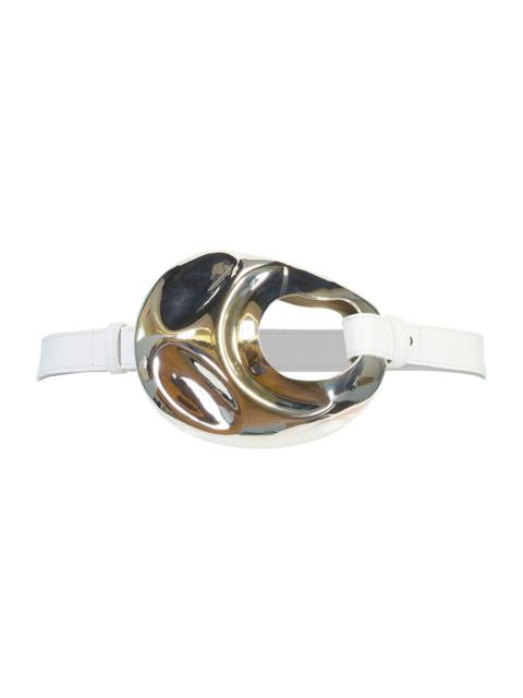 Alejandra Alonso Rojas Leather Belt - White