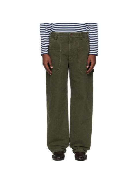 Isabel Marant Khaki Albo Trousers