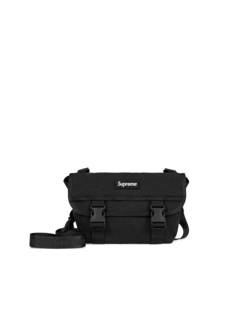 Supreme mini logo-patch messenger bag