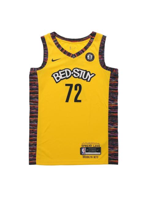 Nike Nike Brooklyn NetsNba SwingmanBasketball Jersey For Men Yellow CU0193-728