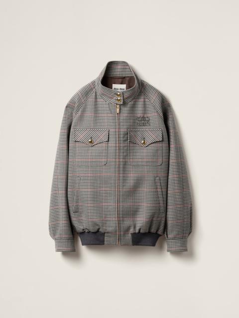 Miu Miu Checked blouson jacket