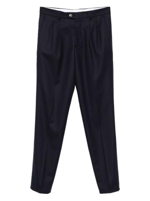 Brunello Cucinelli pleated wool trousers