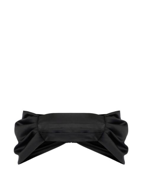 ELISABETTA FRANCHI bow satin top