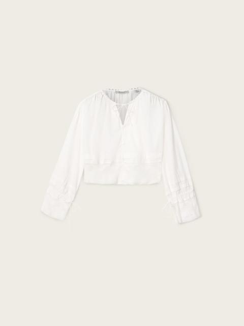 ALLSAINTS COLETTE CROPPED LACE TOP