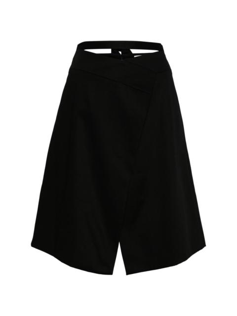 PATOU cut-out high-waist skirt