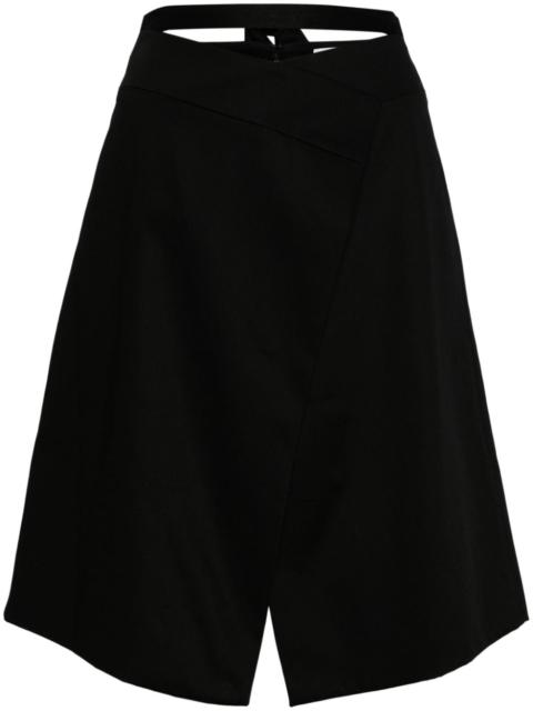 PATOU cut-out high-waist skirt