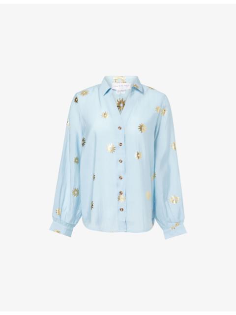 Never Fully Dressed Sun Miley Printed Woven Shirt