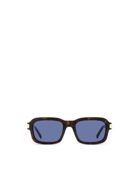 MCM rectangular-frame logo-plaque sunglasses
