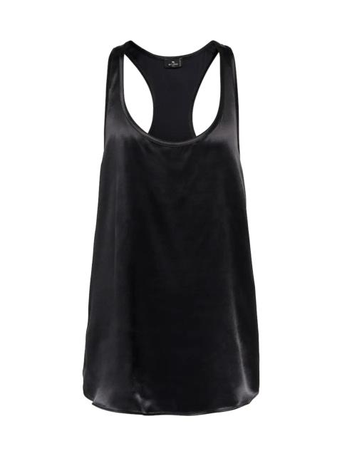 Etro Satin tank top