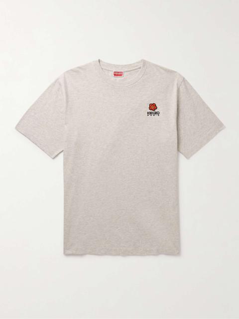 KENZO Appliquéd Logo-Embroidered Cotton-Jersey T-Shirt