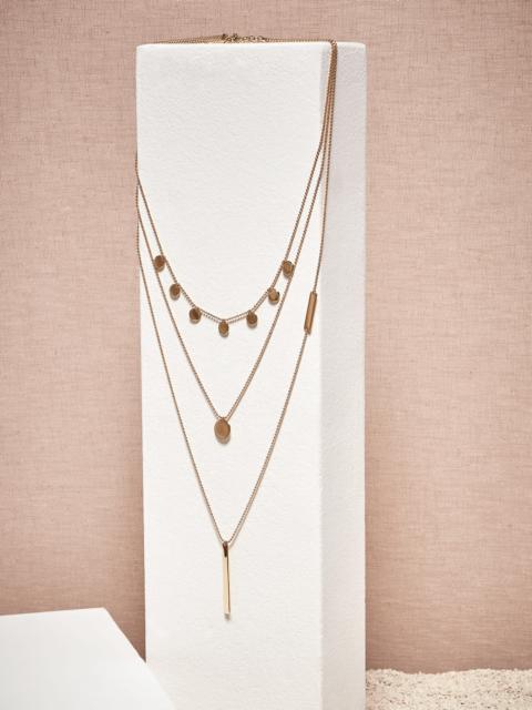 Brunello Cucinelli 18k Gold necklace with 0.015ct Diamond