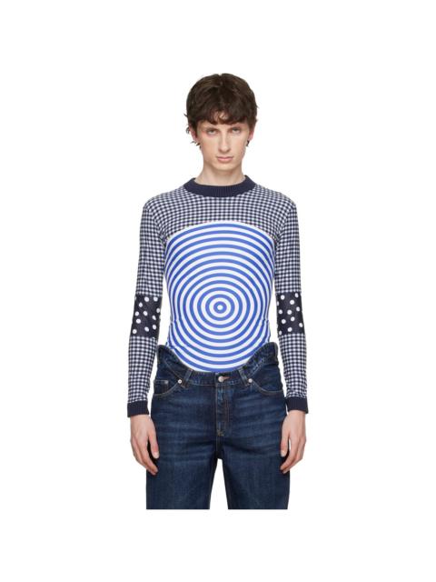 Navy & White 'The Vichy & Target' Top