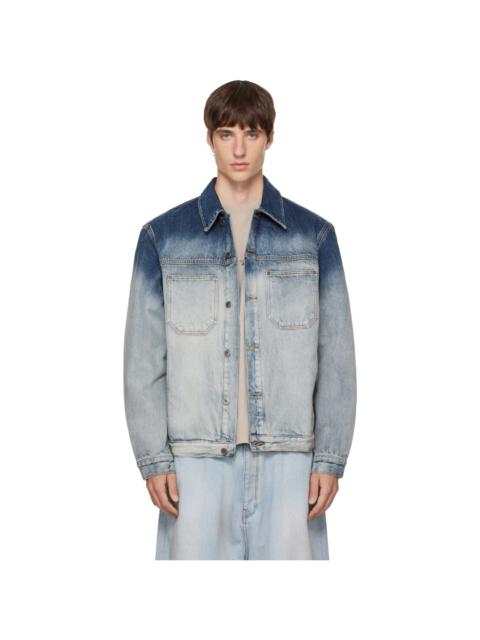 Off-White Blue Bookish Skate Denim Jacket