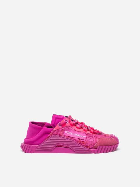 Dolce & Gabbana NS1 slip on sneakers in mixed materials