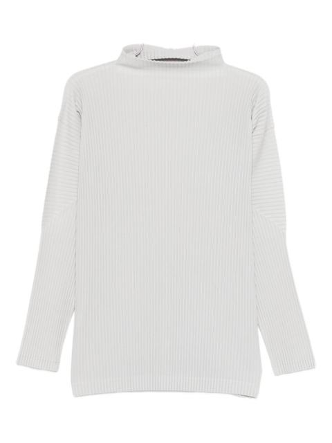ISSEY MIYAKE pleated halterneck top
