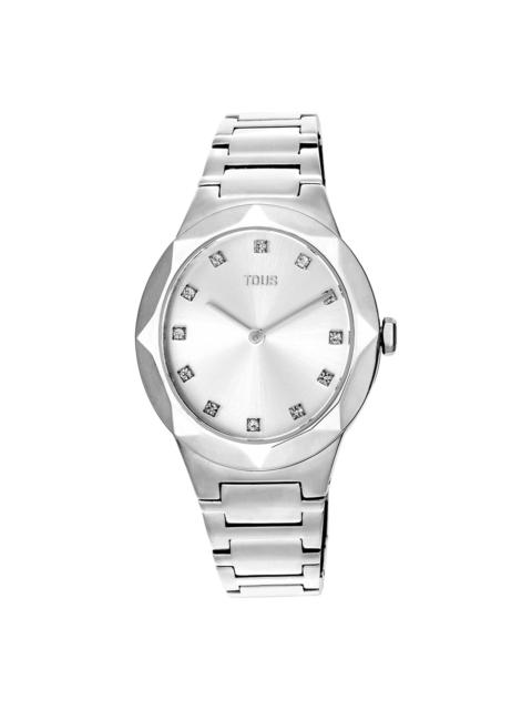 TOUS Analogue watch with steel wristband Karat Oval