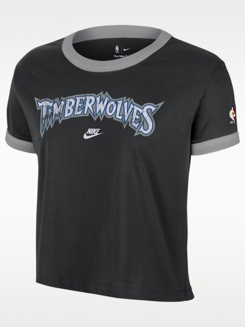 Nike Minnesota Timberwolves Essential Hardwood Classics Women's Nike NBA T-Shirt