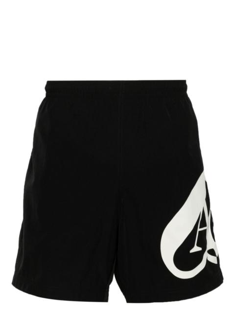 Alexander McQueen Seal-print swim shorts