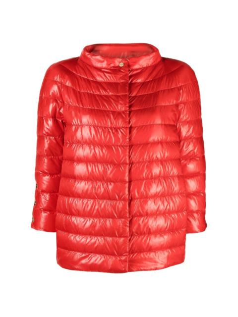 quilted padded down jacket