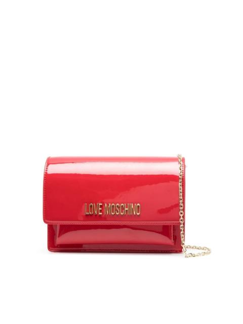 Moschino logo-lettering crossbody bag