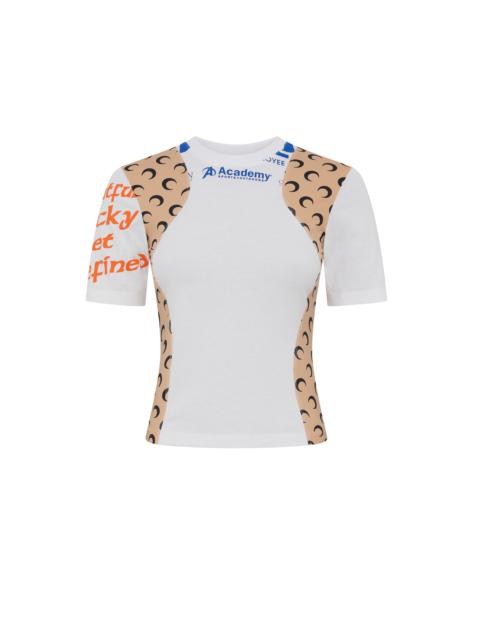 Marine Serre Regenerated Graphic T-shirt Baby Fit T-shirt
