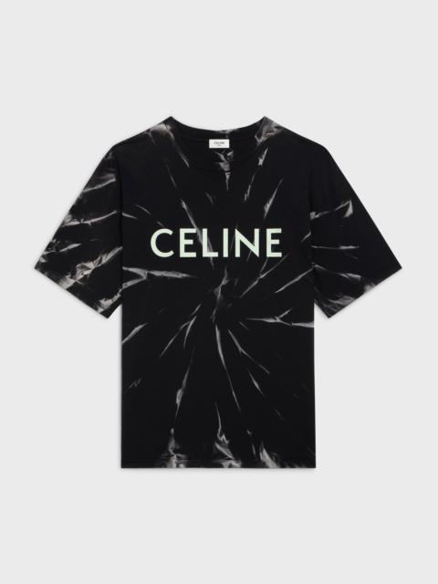 CELINE CELINE LOOSE T-SHIRT IN COTTON JERSEY